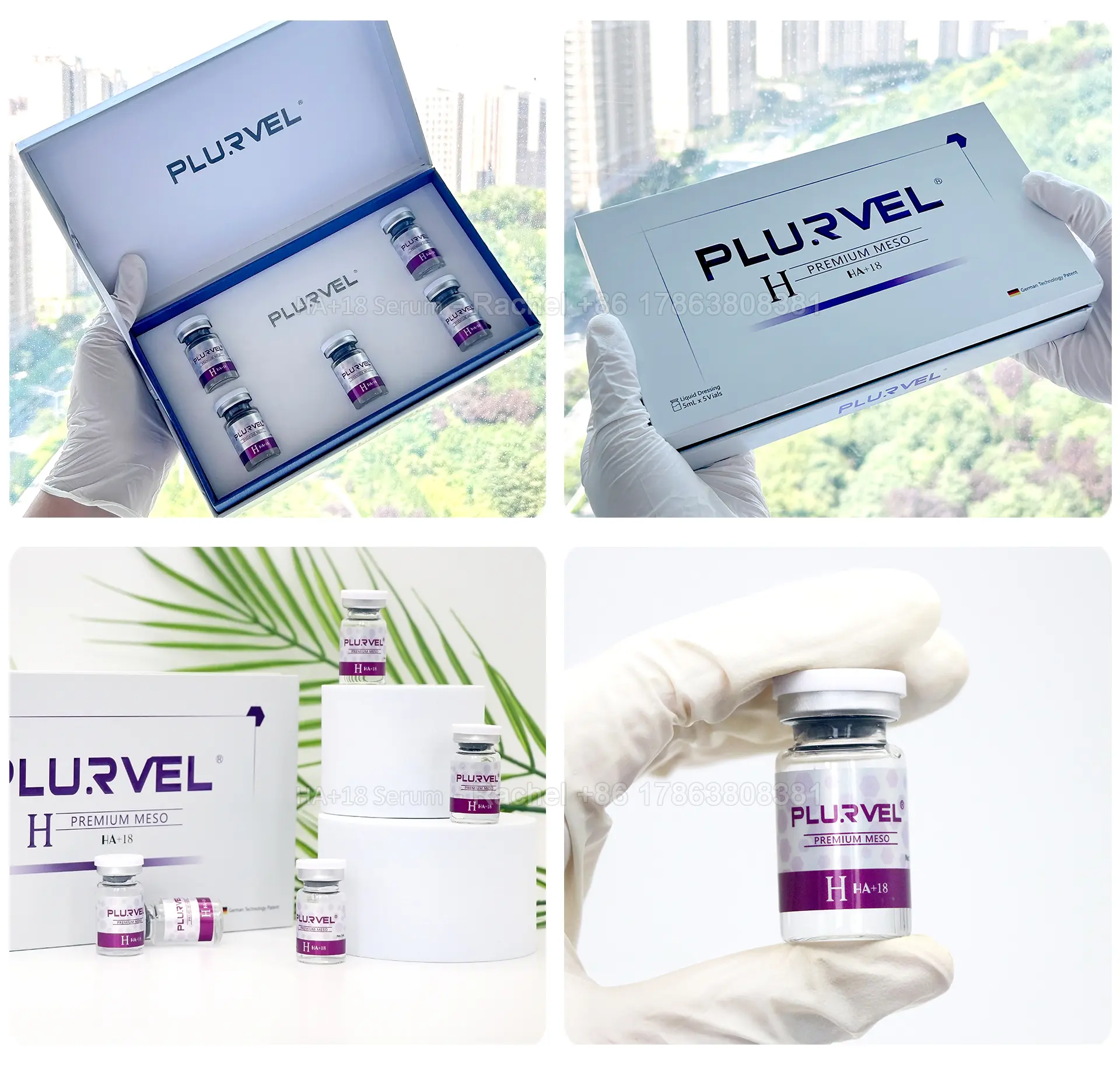 HA+18 Premium Meso Solution 5ml x 5 Vials — Premium Meso / HA+18 product image 4