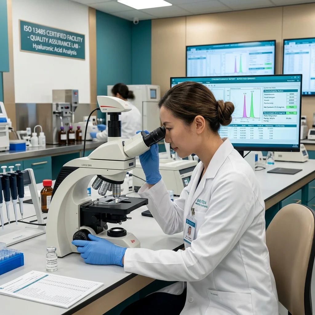 ISO 13485 certified quality management laboratory testing and aseptic control